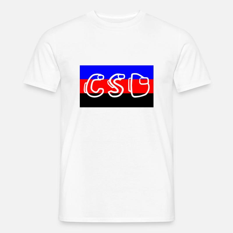 polyamor pride flag csd - Männer T-Shirt - Weiß