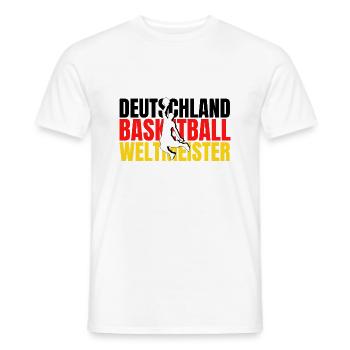 Deutschland Basketball Weltmeister - Männer T-Shirt - Weiß - Vorne - AI Model Male 178 dark (178cm)