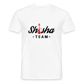 Shisha Team 2 - Men's T-Shirt - white - Front - AI Model Male 178 dark (178cm)