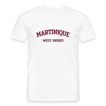 Martinique - Fort-de-France - Karibik West Indies - Männer T-Shirt - Weiß - Vorne - AI Model Male 178 dark (178cm)