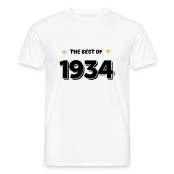 Best of 1934 - T-shirt homme - blanc - Devant - AI Model Male 178 dark (178cm)