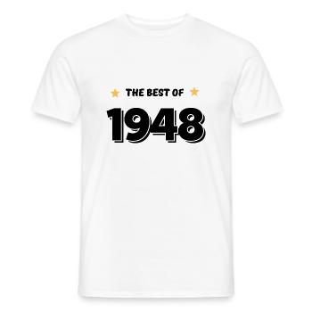 Das Beste von 1948 - Männer T-Shirt - Weiß - Vorne - AI Model Male 178 dark (178cm)