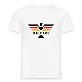 Deutschland - Männer T-Shirt - Weiß - Vorne - AI Model Male 178 dark (178cm)