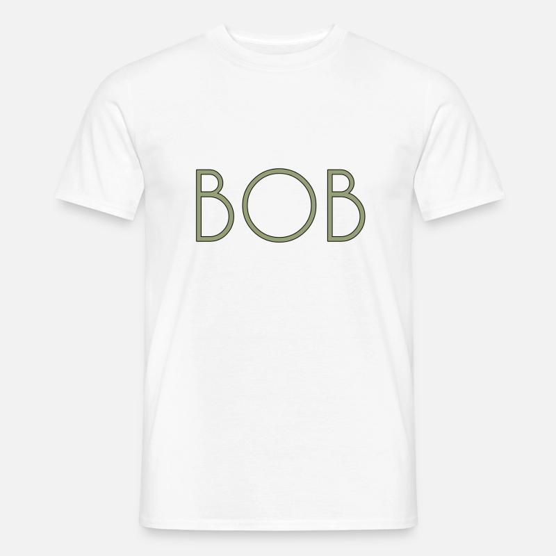 Bob - Männer T-Shirt - Weiß