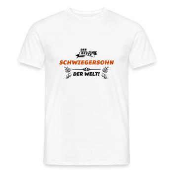 schwiegersohn der beste - Männer T-Shirt - Weiß - Vorne - AI Model Male 178 dark (178cm)