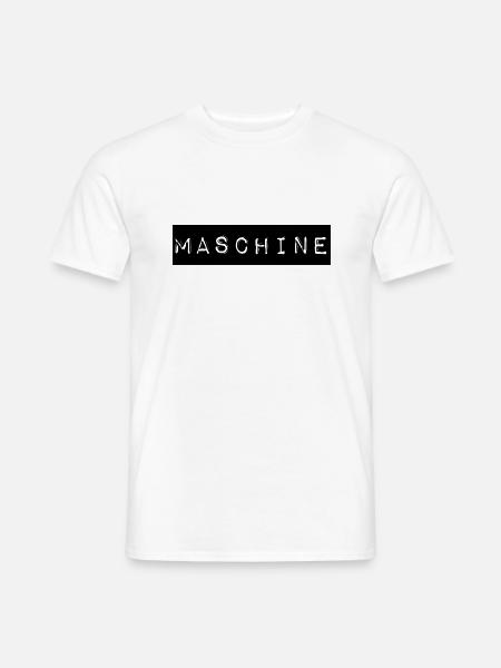 Maschine - Männer T-Shirt - Weiß