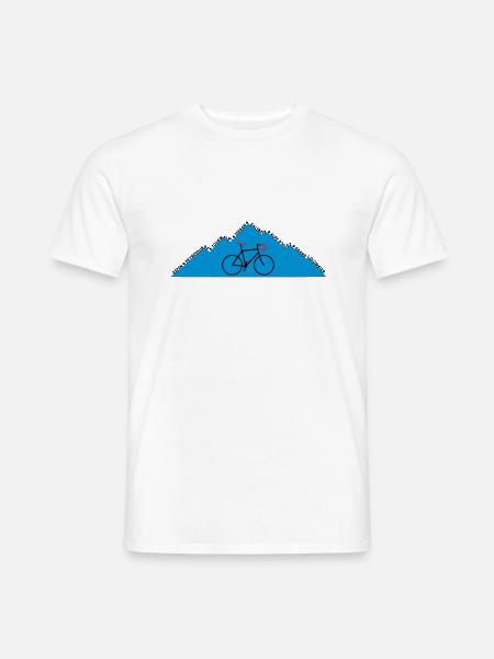 Cycling: The Great Cols - Men's T-Shirt - white