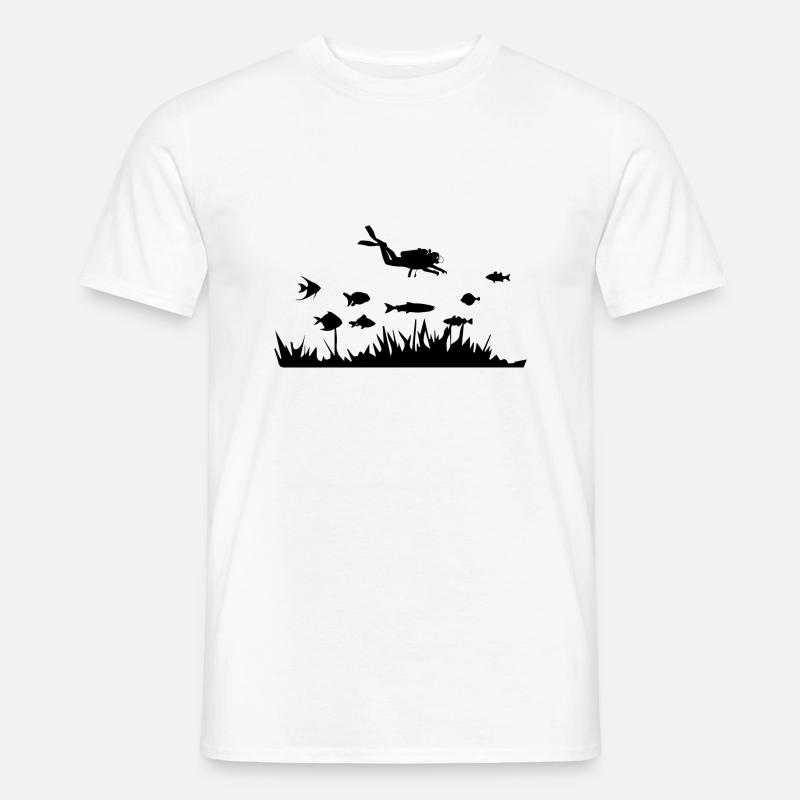 Diving Dive Dive - Men's T-Shirt - white
