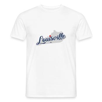Louisville - Kentucky USA United States of America - Männer T-Shirt - Weiß - Vorne - AI Model Male 178 dark (178cm)