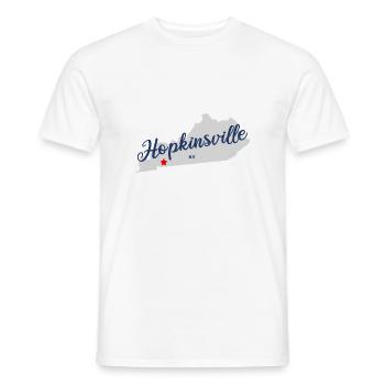 Hopkinsville Kentucky USA United States of America - Men's T-Shirt - white - Front - AI Model Male 178 dark (178cm)