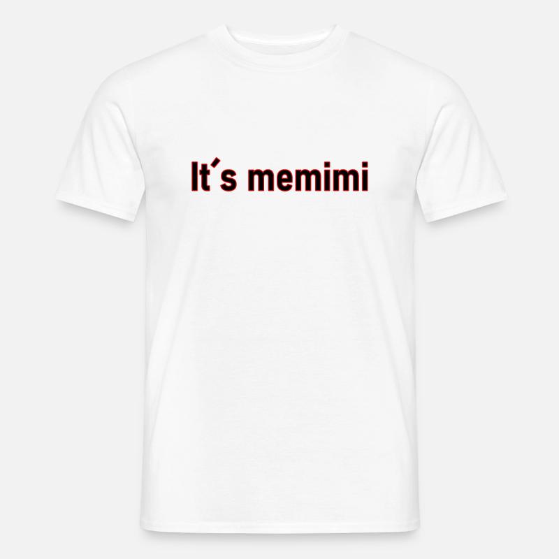 It's memimi. - Männer T-Shirt - Weiß