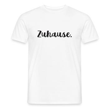 Zuhause - Männer T-Shirt - Weiß - Vorne - AI Model Male 178 dark (178cm)