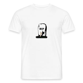 RIP - T-shirt homme - blanc - Devant - AI Model Male 178 dark (178cm)