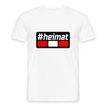 @HEIMAT Österreich - Männer T-Shirt - Weiß - Vorne - AI Model Male 178 dark (178cm)