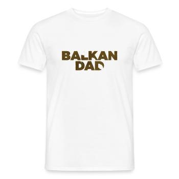 Balkan, Bosnien, Serbien, Kroatien, Jugoslawien, Mazedonien - Männer T-Shirt - Weiß - Vorne - AI Model Male 178 dark (178cm)