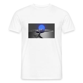 Sonne und Baum - Männer T-Shirt - Weiß - Vorne - AI Model Male 178 dark (178cm)