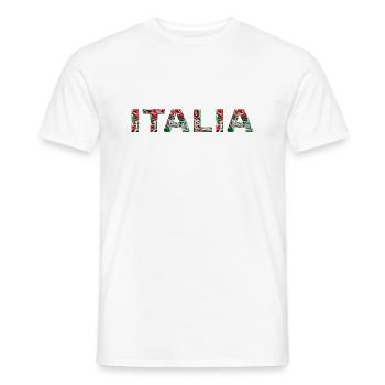 ITALIA italy flag - Men's T-Shirt - white - Front - AI Model Male 178 dark (178cm)