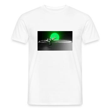 Sonne und Baum - Männer T-Shirt - Weiß - Vorne - AI Model Male 178 dark (178cm)