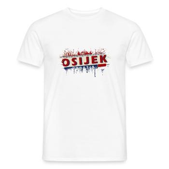 croatia hrvatska croatia hrv hr travel tourism - Men's T-Shirt - white - Front - AI Model Male 178 dark (178cm)