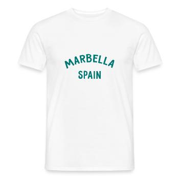 Marbella Spain Spain España - Men's T-Shirt - white - Front - AI Model Male 178 dark (178cm)