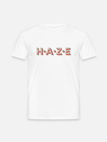 Lettrage Haze - T-shirt homme - blanc
