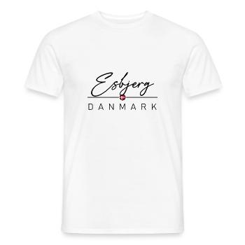 Dänemark - Esbjerg - Danmark - Denmark - Men's T-Shirt - white - Front - AI Model Male 178 dark (178cm)