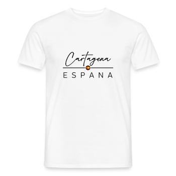 Espagne - Carthagène - Espagne - España - T-shirt homme - blanc - Devant - AI Model Male 178 dark (178cm)