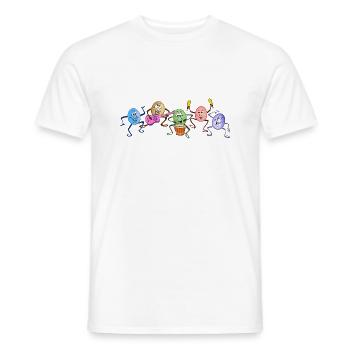 Manœuvres tortueuses - T-shirt homme - blanc - Devant - AI Model Male 178 dark (178cm)