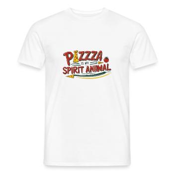 Pizza lover - Männer T-Shirt - Weiß - Vorne - AI Model Male 178 dark (178cm)