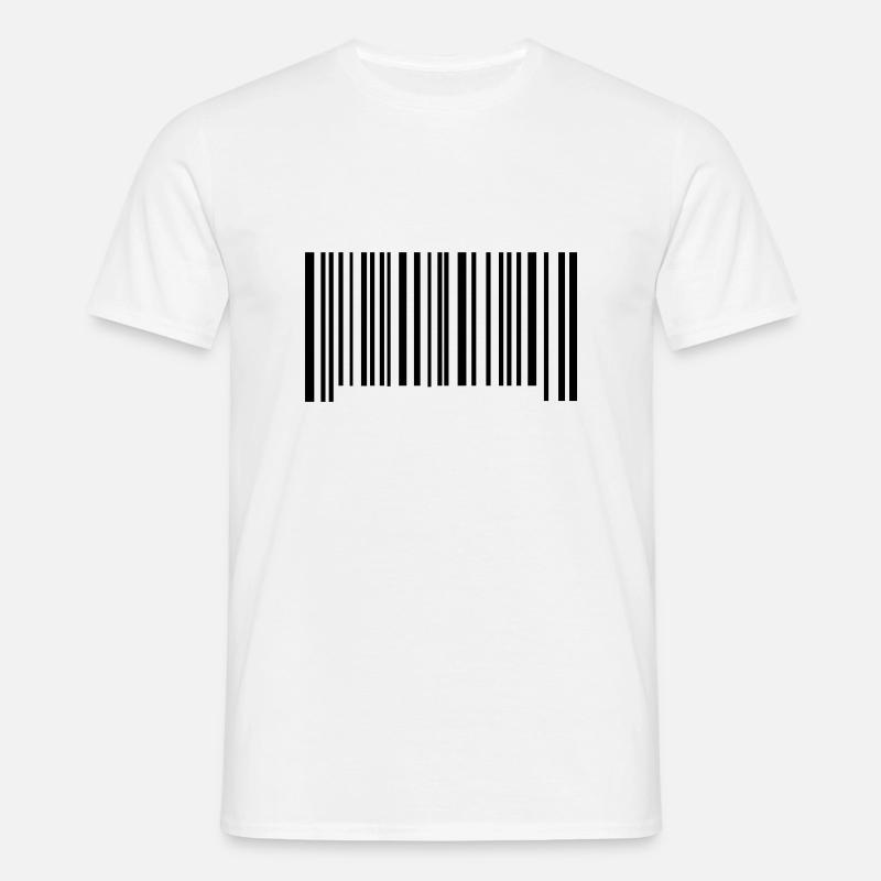 barcode - Men's T-Shirt - white