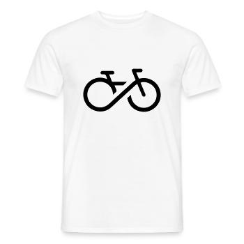 vélo pour toujours - T-shirt homme - blanc - Devant - AI Model Male 178 dark (178cm)