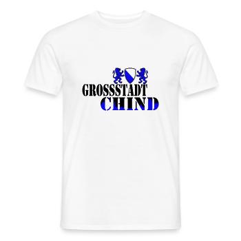 urban chind - Men's T-Shirt - white - Front - AI Model Male 178 dark (178cm)