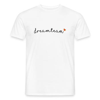 équipe de rêve - T-shirt homme - blanc - Devant - AI Model Male 178 dark (178cm)