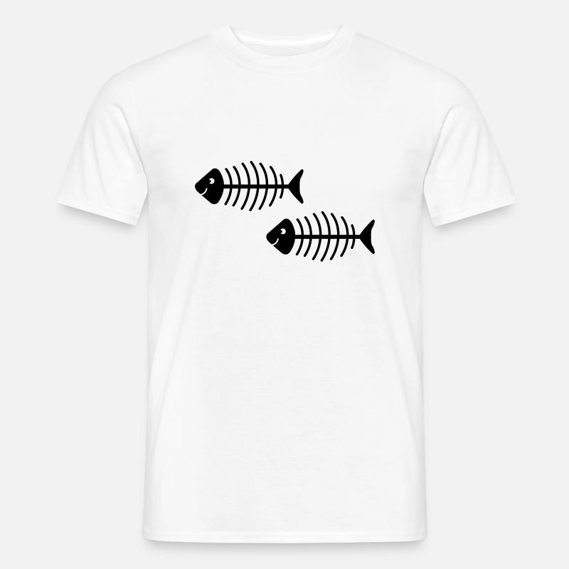 Fischgrete 2 - T-shirt homme - blanc