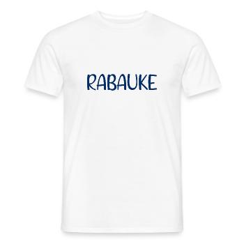 Rabauke - ungehobelter Mensch - ungezogenes Kind - Männer T-Shirt - Weiß - Vorne - AI Model Male 178 dark (178cm)