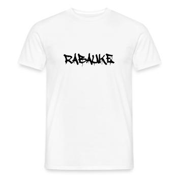 Rabauke - ungehobelter Mensch - ungezogenes Kind - Männer T-Shirt - Weiß - Vorne - AI Model Male 178 dark (178cm)