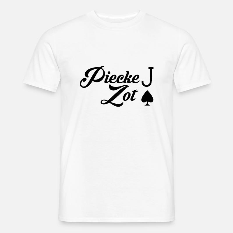 pieckezot - Männer T-Shirt - Weiß
