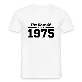 The best of 1975 - Männer T-Shirt - Weiß - Vorne - AI Model Male 178 dark (178cm)