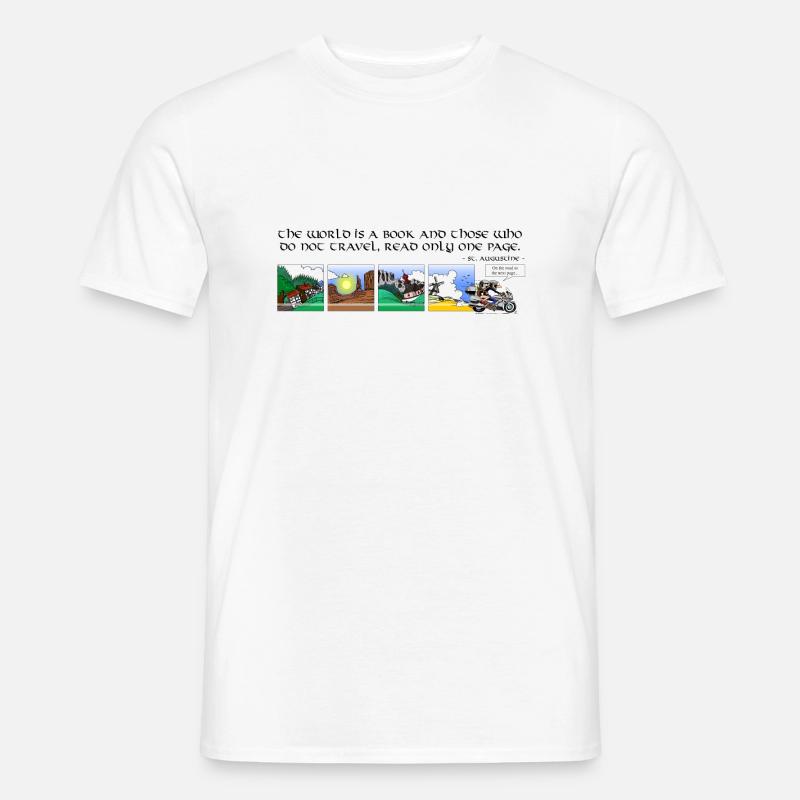 Reise DEUTSCH - Männer T-Shirt - Weiß