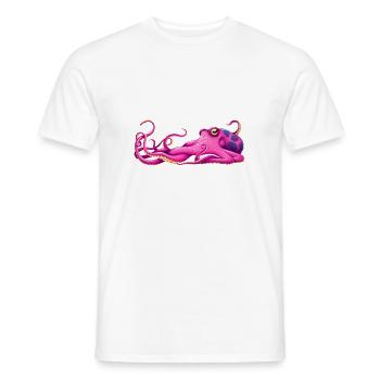 octopus - Männer T-Shirt - Weiß - Vorne - AI Model Male 178 dark (178cm)