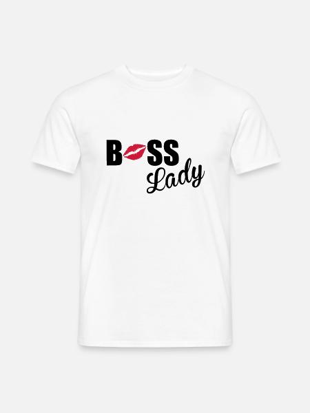 Boss Lady - Men's T-Shirt - white