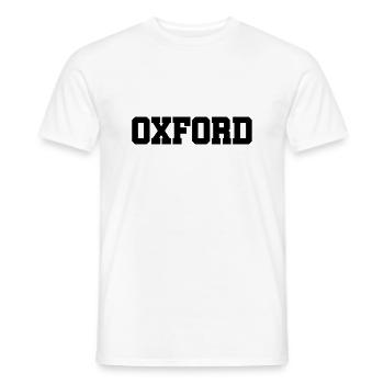 Oxford - University - Großbritannien - GB - Rudern - Männer T-Shirt - Weiß - Vorne - AI Model Male 178 dark (178cm)