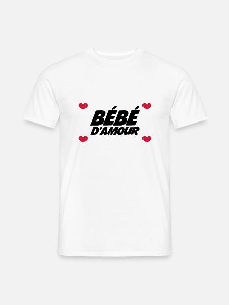 Bébé d'Amour - T-shirt homme - blanc