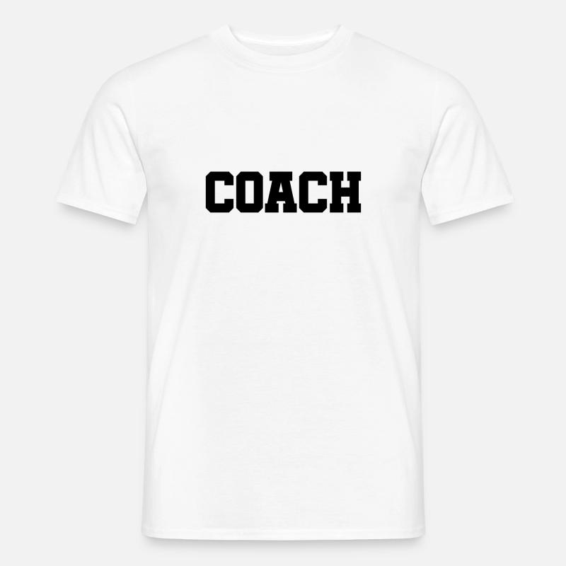 Coach - De beste coach - De beste coach - Heren T-shirt - wit