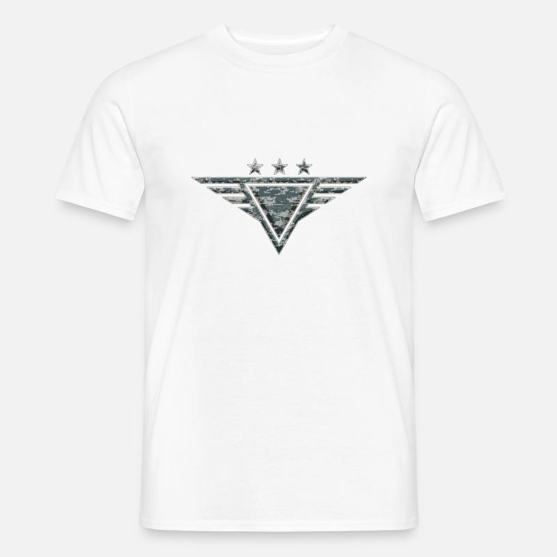 Armee - Männer T-Shirt - Weiß