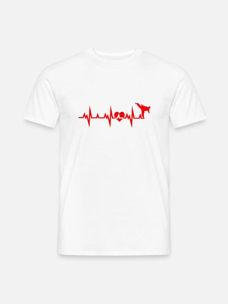 Karaté Boxe Combat - T-shirt homme - blanc