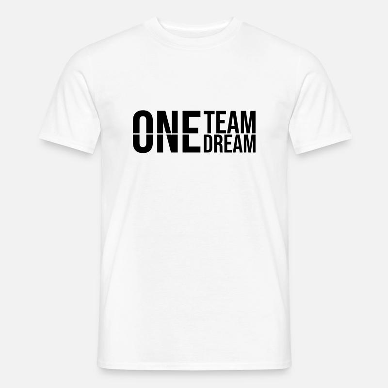 Devise Une équipe - T-shirt homme - blanc