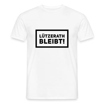 Lützerath bleibt - Männer T-Shirt - Weiß - Vorne - AI Model Male 178 dark (178cm)