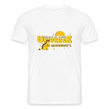 Univers - Science - T-shirt homme - blanc - Devant - AI Model Male 178 dark (178cm)