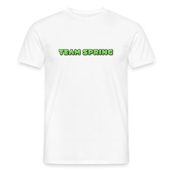 TEAM FRÜHLING - Männer T-Shirt - Weiß - Vorne - AI Model Male 178 dark (178cm)